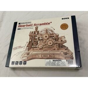 ROKR Gear Ball Scramble EGC01 Wooden Puzzle DIY Mechanical Table Game Sealed New